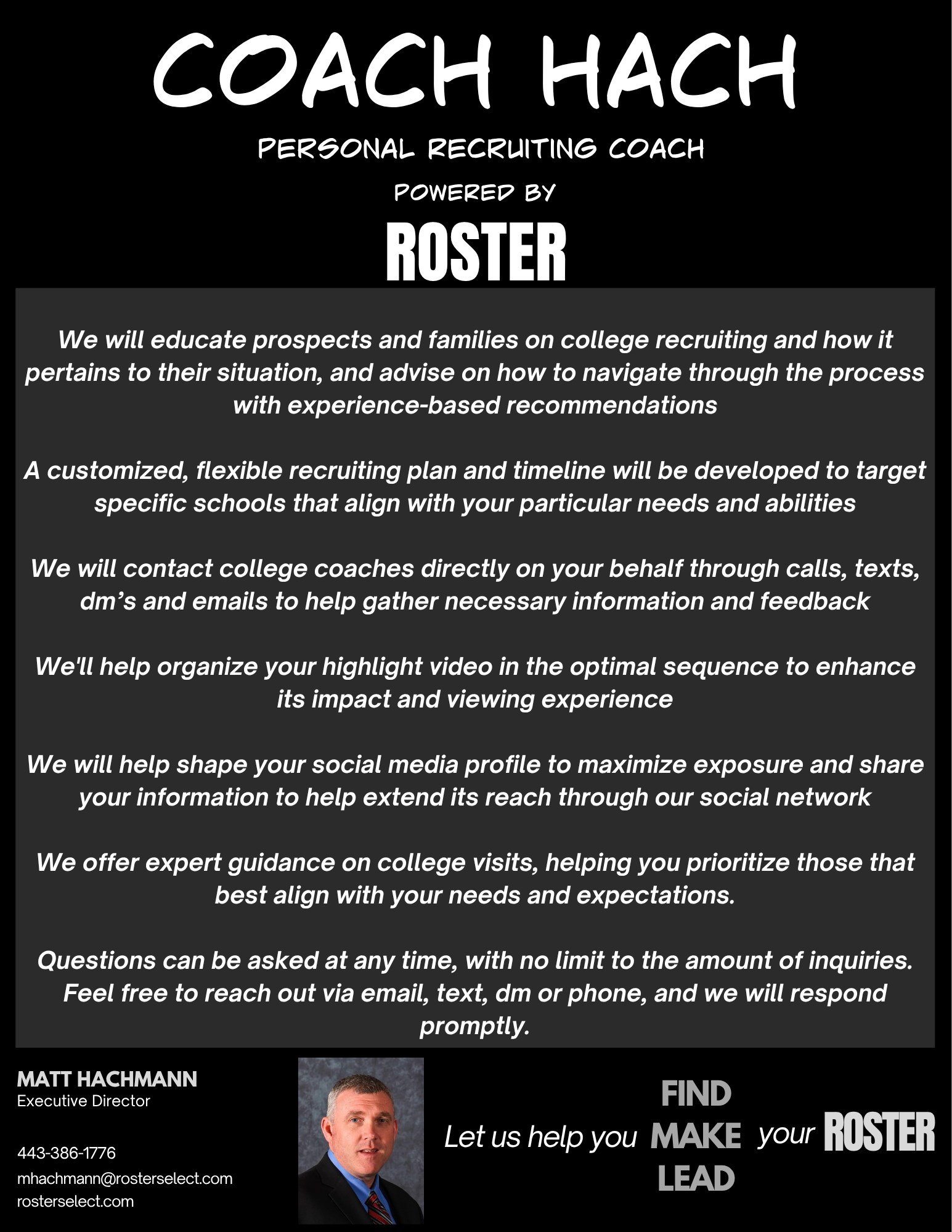 COACH HACH RECRUITING COACH